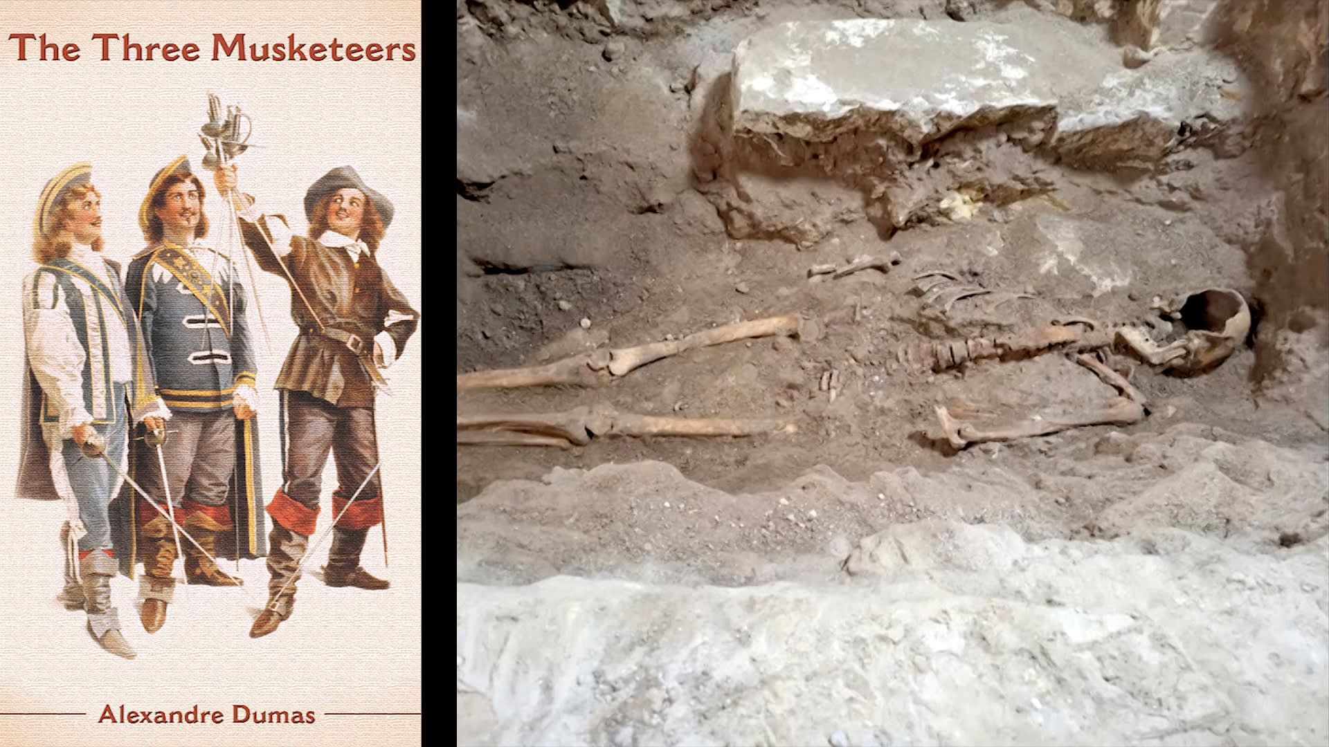 اكتشاف هيكل عظمي قد يعود لأحد أبطال الرواية الشهيرة 