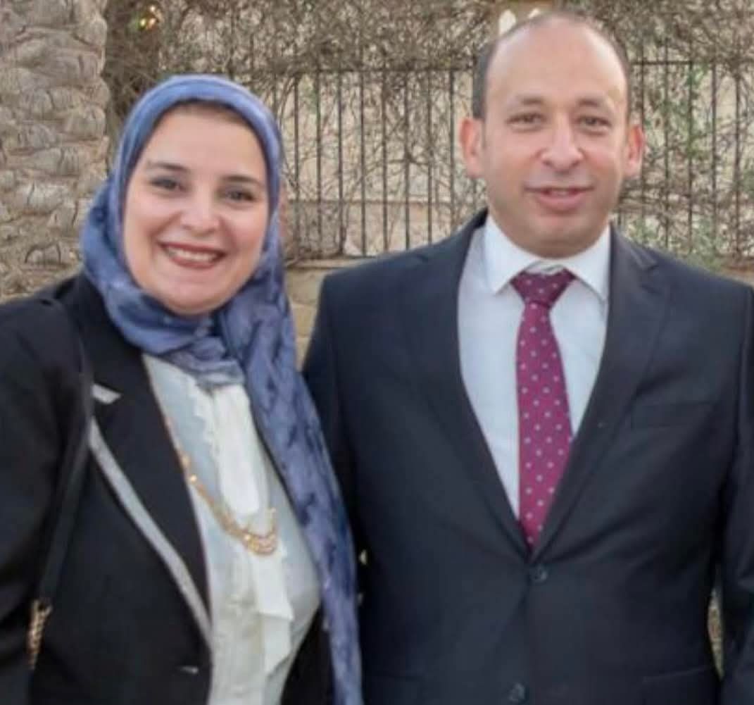 حسام صلاح مراد ونيفين الفيومي