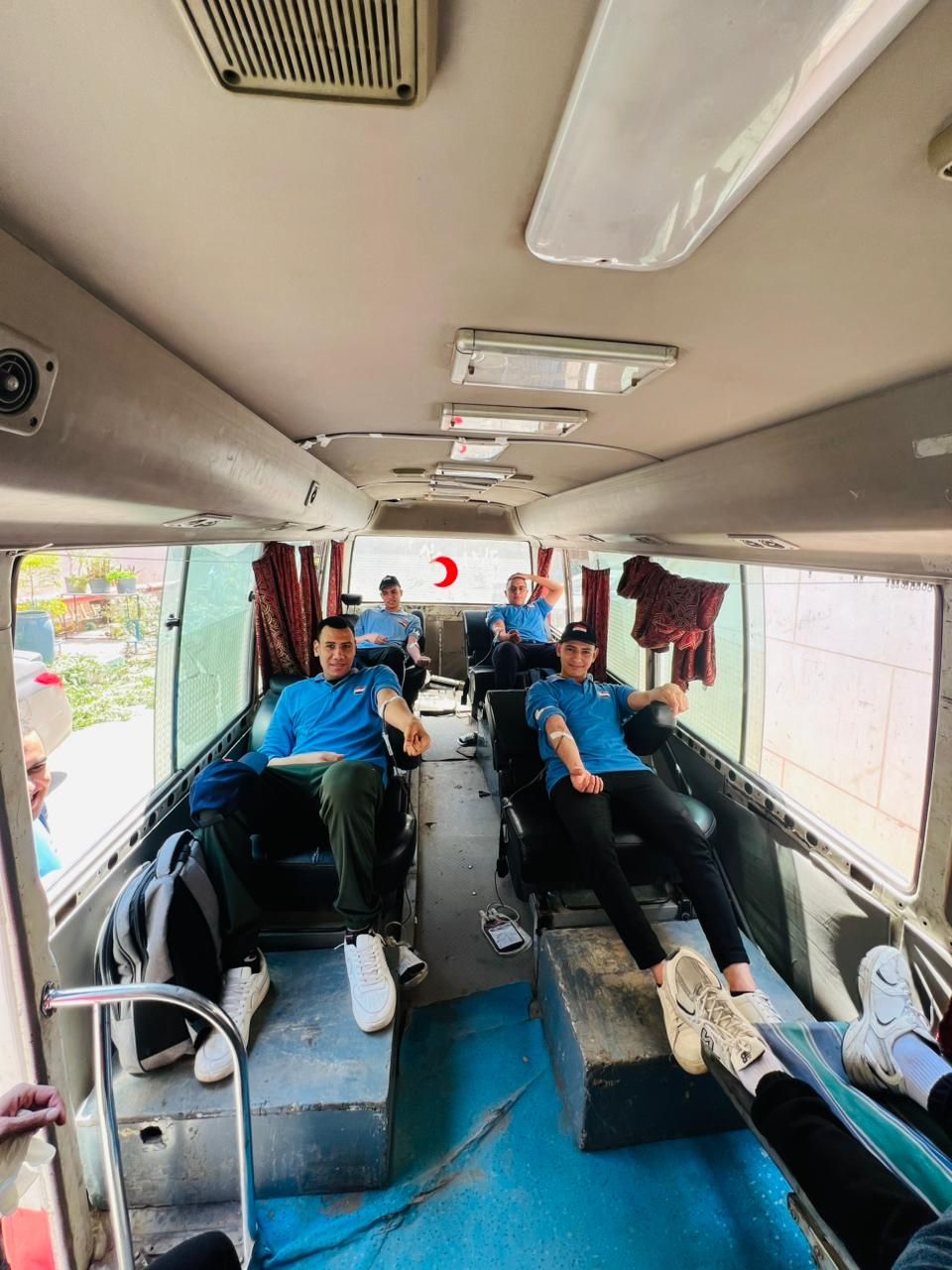 حملة التبرع بالدم في جامعة القاهرة 