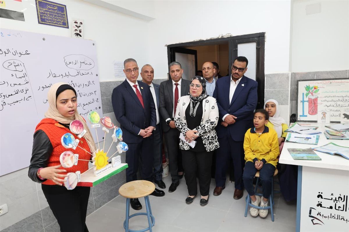 محافظ الجيزة يفتتح مدرستي المدينة المنورة الرسمية لغات وخاتم المرسلين الابتدائية في إمبابة