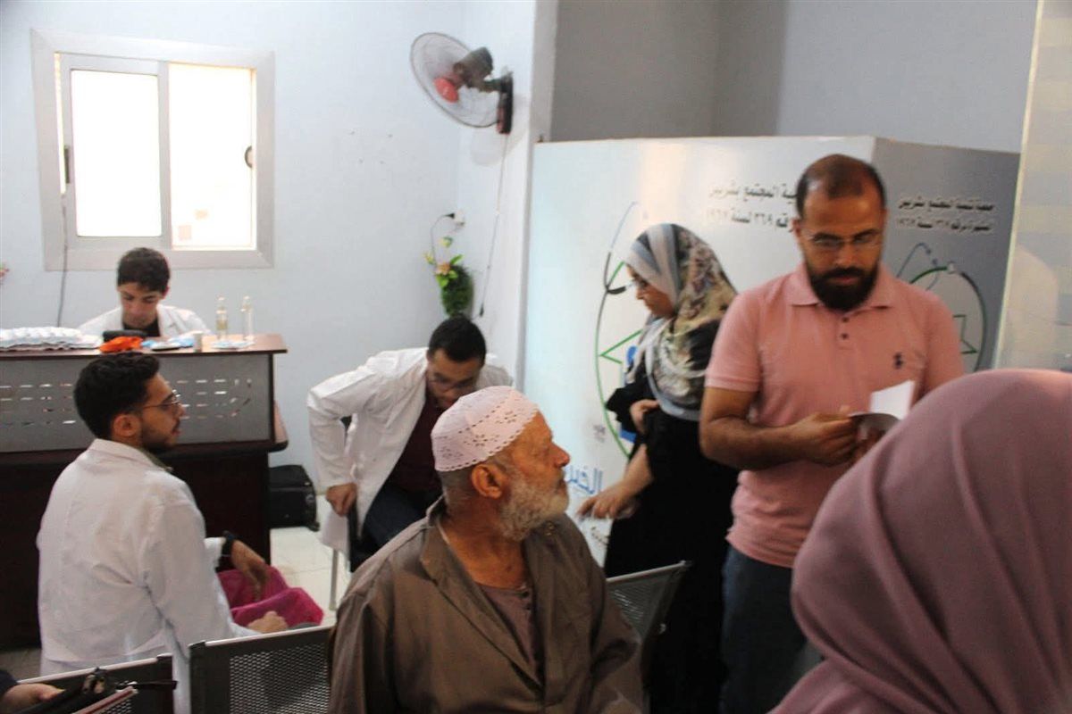 من أعمال القافلة الطبية