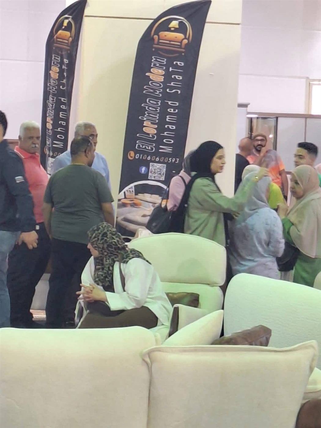 معرض دمياط للأثاث بأرض المعارض في مدينة نصر