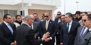 محافظ الجيزة يتفقد مشروع محطة مياه الشرب بالشوبك الغربي بالبدرشين