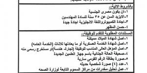 الشروط والمستندات المطلوبة للتقديم على وظائف جهاز العلمين الجديدة