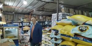 ضبط 13 طن سلع مجهولة المصدر خلال حملات تموينية بأشمون