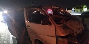 وفاة شخصين وإصابة 8 إثر انقلاب ميكروباص