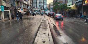 سقوط أمطار على مدينة السلام بالقاهرة (فيديو)