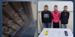 حبس 3 لاتهامهم بالاستيلاء علي هواتف محمولة من مندوب شحن في العبور