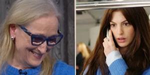 ميريل ستريب تستوحي إطلالتها من آن هاثاوي للترويج لفيلمهما الجديد