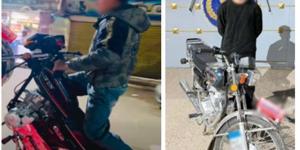 ضبط المتهم بأداء حركات استعراضية بدراجته النارية على الطرق السريعة بالفيوم