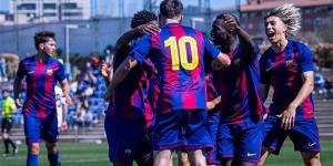 في غياب حمزة عبد الكريم.. برشلونة للشباب يحقق انتصاره الثاني على التوالي في الدوري