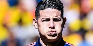 رودريجيز يواجه خطر الغياب عن كأس العالم مع منتخب كولومبيا