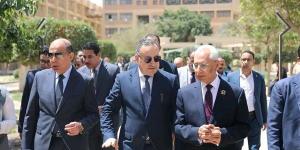 وزير التعليم العالي يتفقد سير الأعمال التنفيذية بجامعة المنيا التكنولوجية
