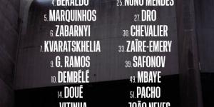 إنريكي قائمة باريس سان جيرمان لموقعة ليفربول