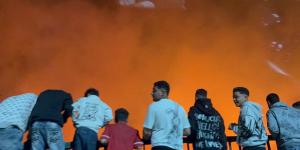 عاجل.. إخماد حريق المنيب بعد اشتعاله ٥ ساعات متواصلة (شاهد)