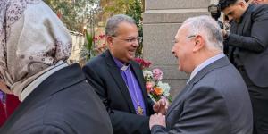 النائب عصام خليل يتقدم وفد "المصريين الأحرار" في احتفالات الإنجيلية بعيد القيامة