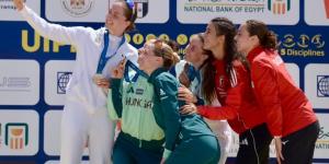 المجرية بلانكا جوزي تتوج بكأس العالم للخماسي الحديث في مصر