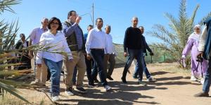 محافظ البحر الأحمر يتفقد مشروع وادى حوضين فى شلاتين