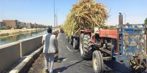 سحب جرار "قصب" تعطل بمطلع محور الشهيد باسم فكري بـ "قوص"