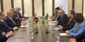 المستشار هشام بدوي يلتقي كل من رئيس مجلس النواب البحريني ورئيس المجلس الشعبي الوطني الجزائري