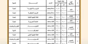 للنظامين الجديد والقديم.. جدول امتحانات الثانوية العامة علمي علوم ورياضة وأدبي