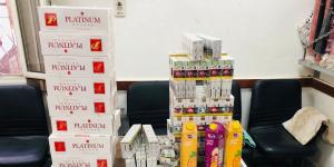 ضبط 873 علبة سجائر مجهولة المصدر قبل بيعها بالفيوم