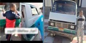 بيقسم الخط.. ضبط سائق ميكروباص استغل الركاب لزيادة الأجرة في الفيوم