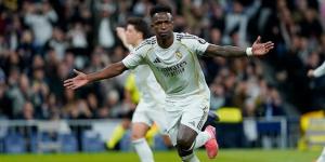 مشادة كلامية بين فينيسيوس وبيلينجهام في مباراة ريال مدريد وبايرن ميونخ