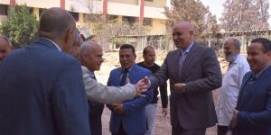 رئيس جامعة مدينة السادات يتفقد معامل كلية الطب البيطري