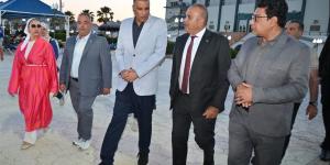 محافظ جنوب سيناء يشهد فعاليات بطولة العالم للسباحة بالزعانف بشرم الشيخ