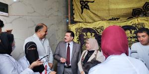 جامعة كفر الشيخ تطلق قافلة بيطرية بقرية قراجة