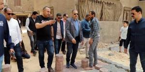 تطوير 12 ألف متر انترلوك أبو الريش بالزقازيق