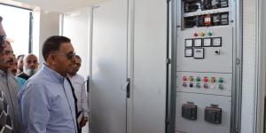 إطلاق التيار الكهربائي بمحطة صرف صحي "كفر النخلة" بطوخ