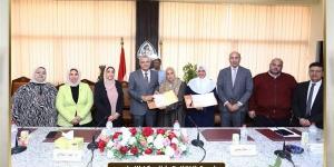 تكريم الأمهات المثاليات بجامعة الزقازيق