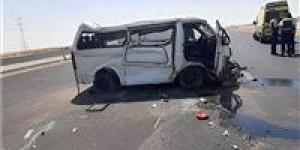 إصابة 5 أشخاص في انقلاب ميكروباص بالطريق الدولي الساحلي