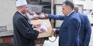 استلام 2 طن لحوم من صكوك الأضاحي لتوزيعها على الأسر المستحقة بالشرقية