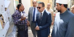 محافظ المنوفية يشهد استلام 2 طن لحوم ضمن مشروع صكوك الإطعام