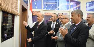 رئيس جامعة بني سويف يفتتح تجديد قاعة كبار الزوار بمركز المؤتمرات