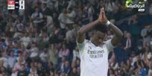 الريال ضد ألافيس.. فينيسيوس جونيور يسجل الهدف الثاني لـ ريال مدريد في مرمى ألافيس بالدوري الإسباني