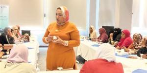 الخبيرة مروة تبهر الجميع فى معرض «تراثنا»: أحافظ على الحرف اليدوية من الاندثار