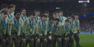 ممر شرفي لشباب ريال مدريد قبل مواجهة ألافيس بعد التتويج الأوروبي.. شاهد