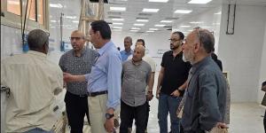 قرب الانتهاء من أعمال الإحلال والتجديد الشامل بوحدة الغسيل الكلوي بقنا الجامعى