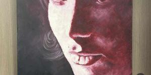 رسمها بإيده.. أحمد حلمي يشارك الجمهور لوحة لزوجته منى زكي من سنة 1999