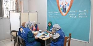 محافظ الغربية يتفقد القافلة الطبية المجانية بقرية بنا أبو صير بمركز سمنود