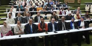 طلاب جامعة العاصمة في زيارة علمية إلى مركز غنيم بجامعة المنصورة