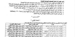 بالأسماء..الإسكان تعيّن 25 نائبًا شابًا بأجهزة المدن الجديدة