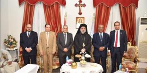 محافظ الأقصر يزور كنيسة مار جرجس بأرمنت الوابورات