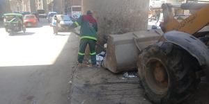 محافظ الجيزة: إزالة موقف عشوائي للسرفيس بإمبابة وحملات لضبط الشارع