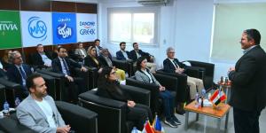 جاكلين عازر تصطحب الاتحاد الأوروبي في جولة لمشروعات التصنيع الغذائي والزراعي