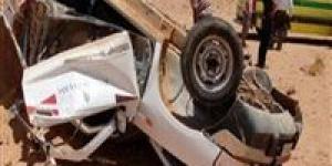 إصابة 15 عاملًا في انقلاب ربع نقل على الدائري الأوسطي بالجيزة